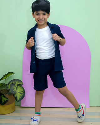 Teal Glam Boys Co-ord Set