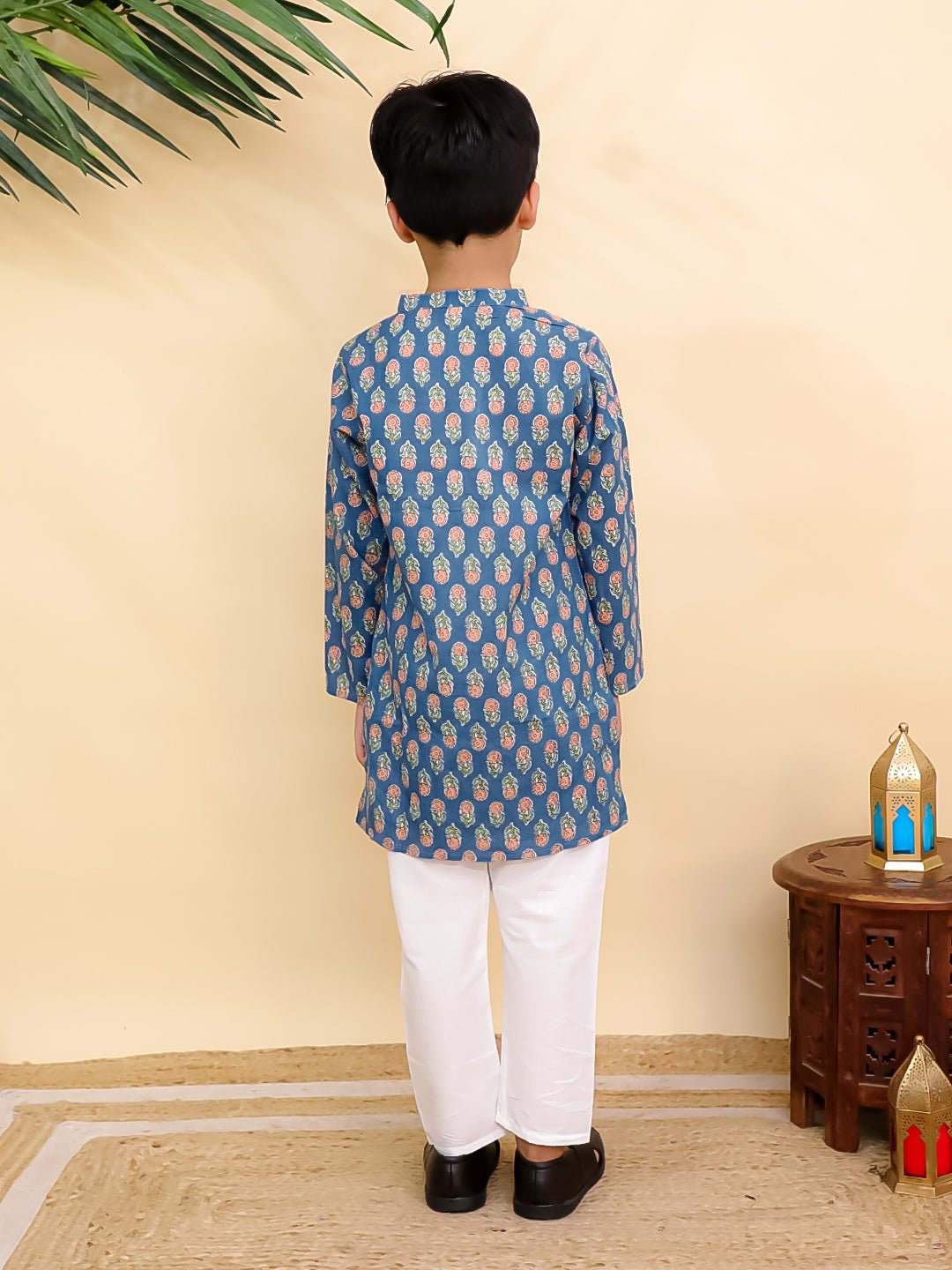Teal Tango Boys Kurta Pajama Set - KES - SC - TLTNG - 0 - 6