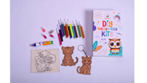 Beginner friendly animal painting kit for kids DIY creative craft activity set