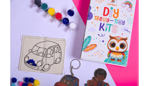 Transport theme DIY painting kit for kids creative educational craft activity
