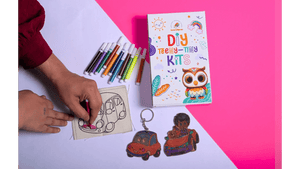 Beginner friendly car painting kit for kids easy DIY craft activity India