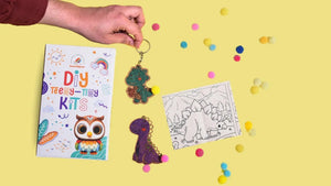 Teeny Tiny DIY Dino Painting Kit – 3‑in‑1 Craft Set for Kids - ilearnngrow Learning Solutions Pvt Ltd