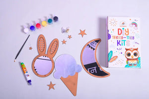 Teeny Tiny DIY Mirror Decorating Kit for Kids – Set of 3 Creative Craft Set | iLearnNGrow - ilearnngrow Learning Solutions Pvt Ltd