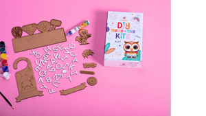 Teeny Tiny Superhero DIY Name Plate Kit & Door Knob Kit – Room Decor Craft for Kids | iLearnNGrow - ilearnngrow Learning Solutions Pvt Ltd
