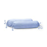 The Baby Atelier 100% Organic Baby Bolster Cover Set with fillers Light Blue - Baby Bolster Pillow
