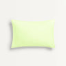 The Baby Atelier 100% Organic Baby Pillow Cover without fillers Lime Green - Baby Pillow