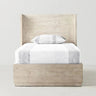 The Baby Atelier 100% Organic Fitted Queen Sheet Grey Pencil Stripe - TBA1982 - 10094