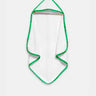 The Baby Atelier 100% Organic Green Line Drawing Organic Hooded Towel - TBA1982 - 13085
