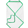The Baby Atelier 100% Organic Green Line Drawing Organic Hooded Towel Set - TBA1982 - 18085