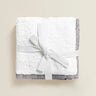 The Baby Atelier 100% Organic Grey Bandhani Print Organic Junior Towel - Kids Towels