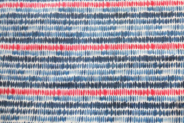 The Baby Atelier 100% Organic Junior Bed Cover Queen Red and Blue Brushstrokes - TBA1982 - 23005