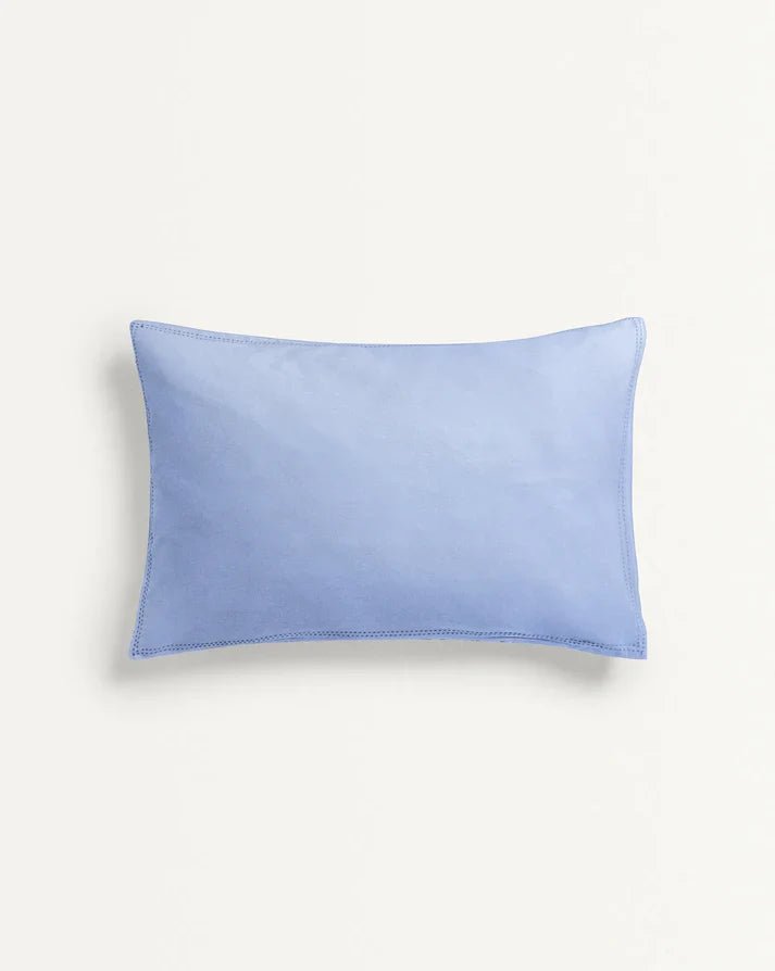 The Baby Atelier 100% Organic Junior Pillow Cover without filler Light Blue - Junior Pillow Cover