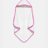The Baby Atelier 100% Organic Pink Line Drawing Organic Hooded Towel - TBA1982 - 13087