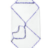 The Baby Atelier 100% Organic Purple and White Spots Organic Hooded Towel Set - TBA1982 - 18006