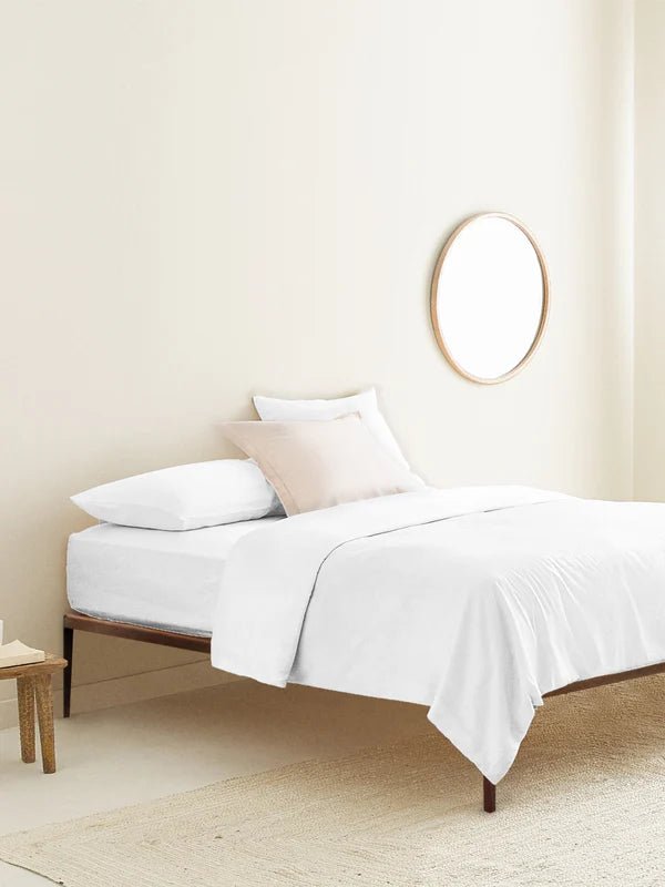 The Baby Atelier 100% Organic Queen Duvet Cover Off White - TBA1982 - 19022