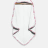 The Baby Atelier 100% Organic Red Floral Organic Hooded Towel - TBA1982 - 13072