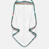 The Baby Atelier 100% Organic Tropical Print Organic Hooded Towel - TBA1982 - 13075
