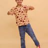 The Gentle Giant Elephant Print Boys Shirt - KES - SC - TGNEB - 0 - 6
