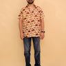 The Gentle Giant Elephant Print Men's Shirt - TWN - SC - TGNGM - S