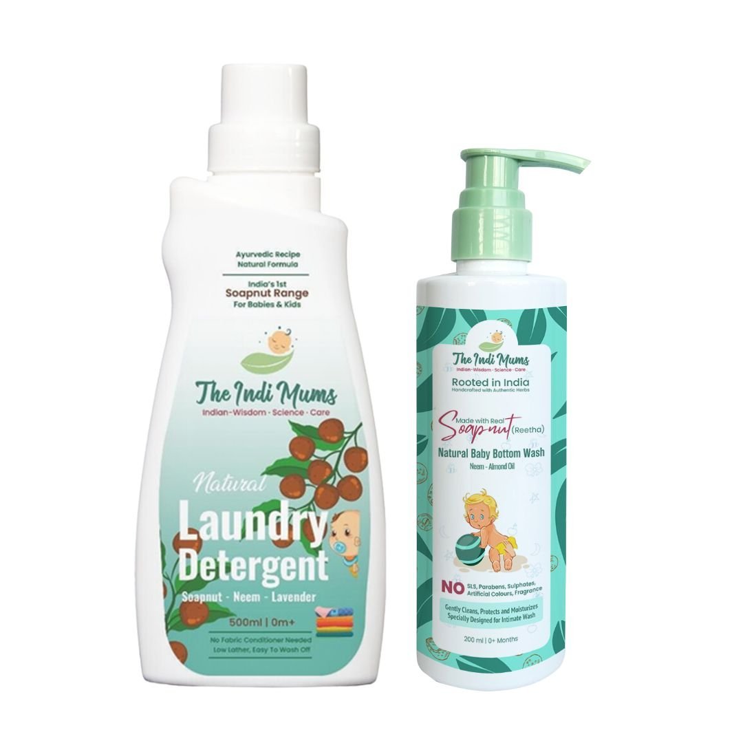 The Indi Mums Baby Diapering Combo |1X 500 ML & 1X 200 ML - BD05_LD1BB1