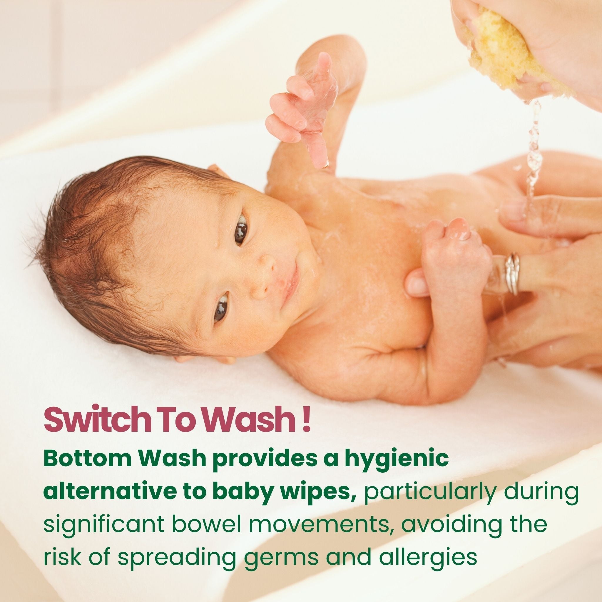 The Indi Mums Reetha, Neem & Almond Oil Baby Bottom Wash 200 ML - P09