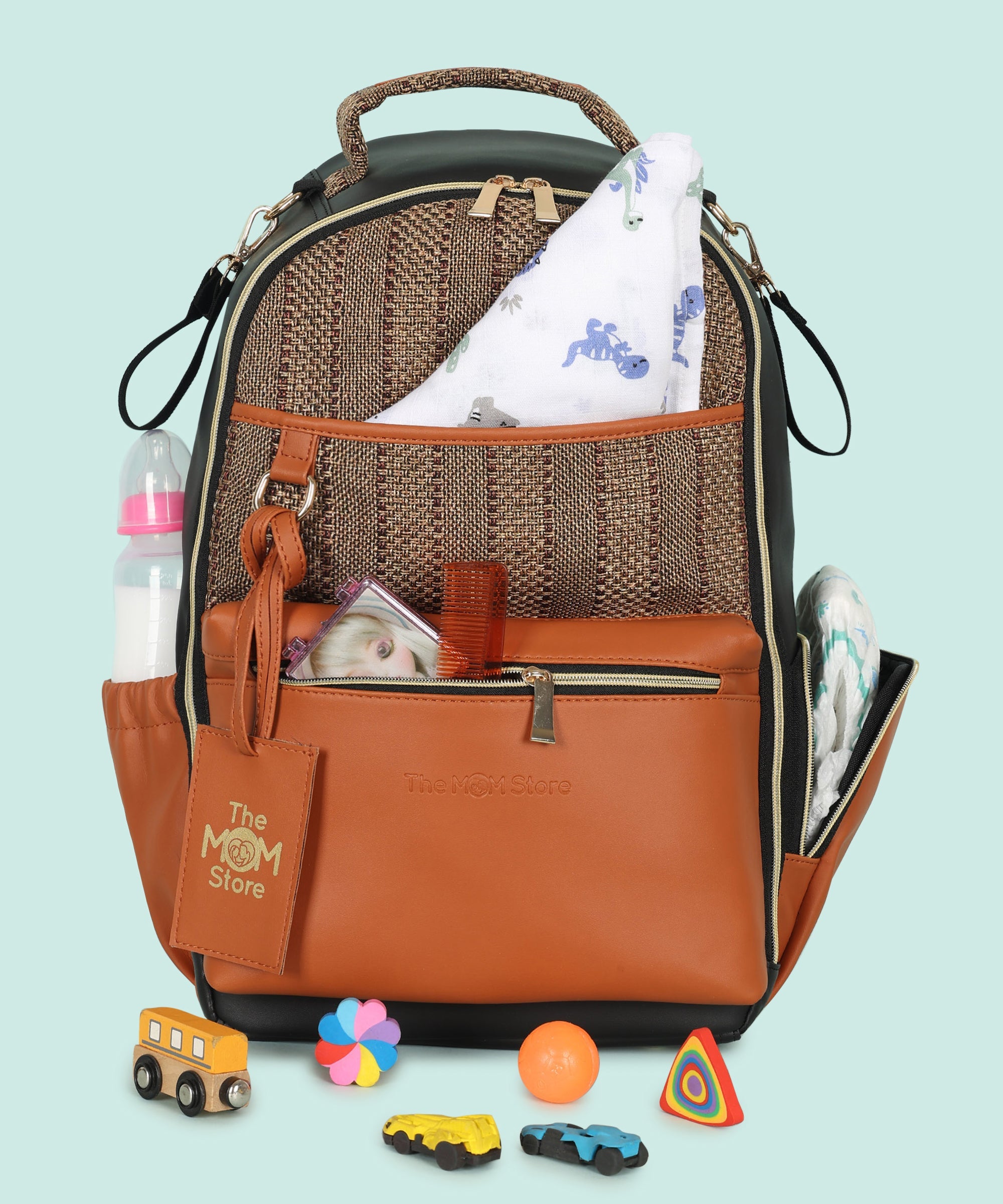 The Mom Store - Diaper Bags - The Limited Edition Diaper Bag for Parents - Hazel Haven - DBG - BP - LETNHZ