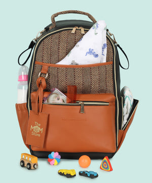 The Mom Store - Diaper Bags - The Limited Edition Diaper Bag for Parents - Hazel Haven - DBG - BP - LETNHZ
