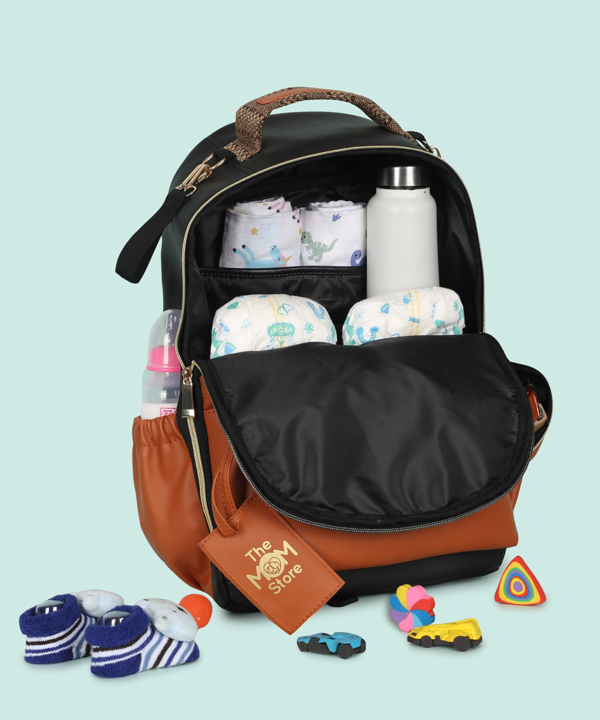 The Mom Store - Diaper Bags - The Limited Edition Diaper Bag for Parents - Hazel Haven - DBG - BP - LETNHZ