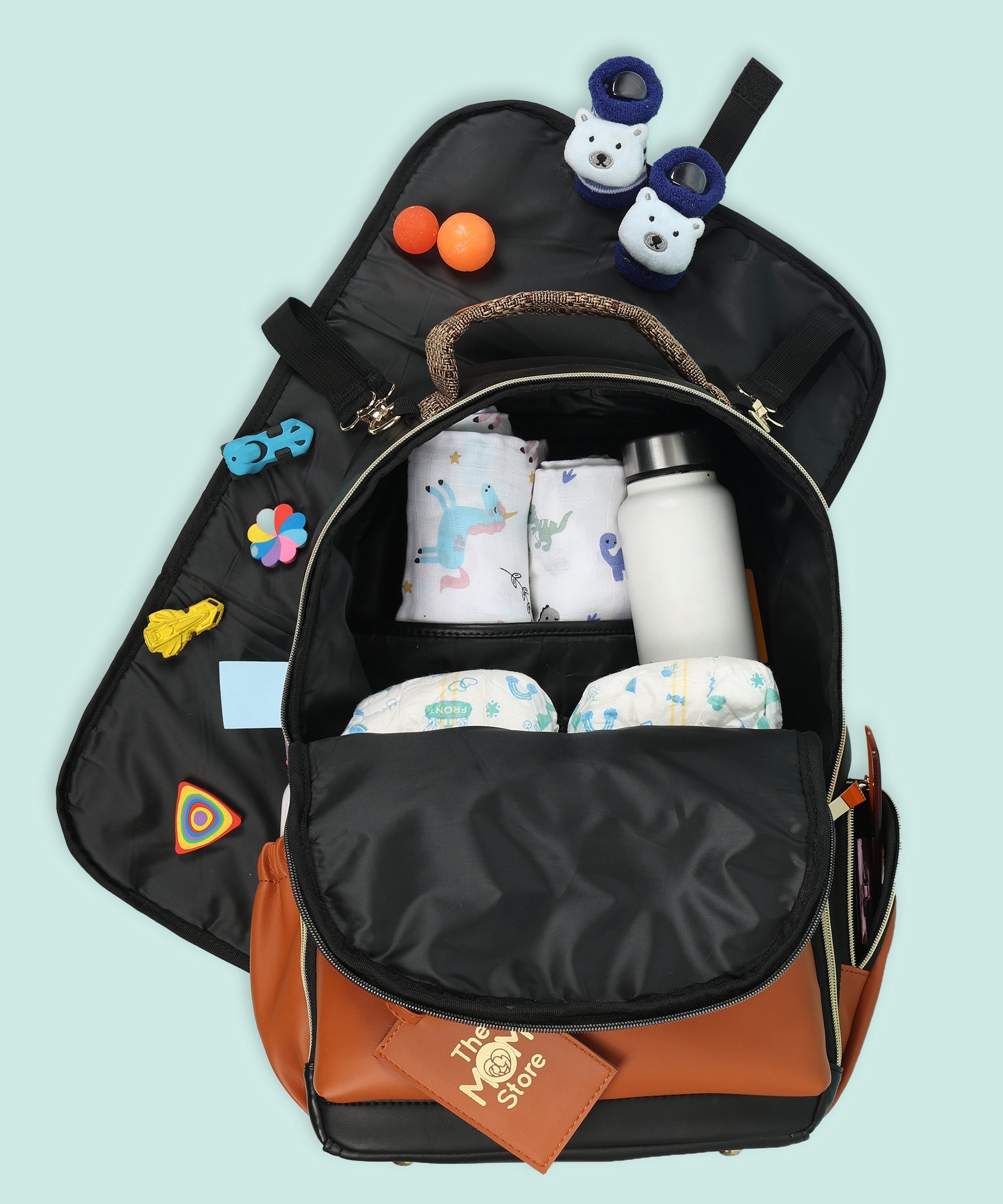 The Mom Store - Diaper Bags - The Limited Edition Diaper Bag for Parents - Hazel Haven - DBG - BP - LETNHZ