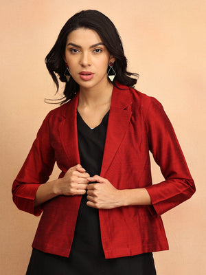 The Modern Muse Women's Silk Jacket Kurta set - S Women's Co ord Set