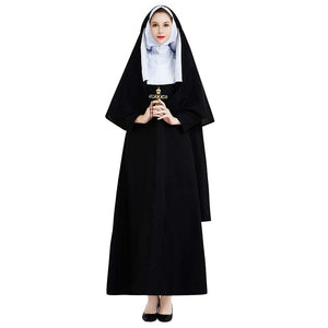 The Nun Adults Halloween Costume Fancy Dress Up - M Halloween