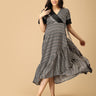 The Right Angles Maternity Wrap Dress - DRS - SK - TRAN - S