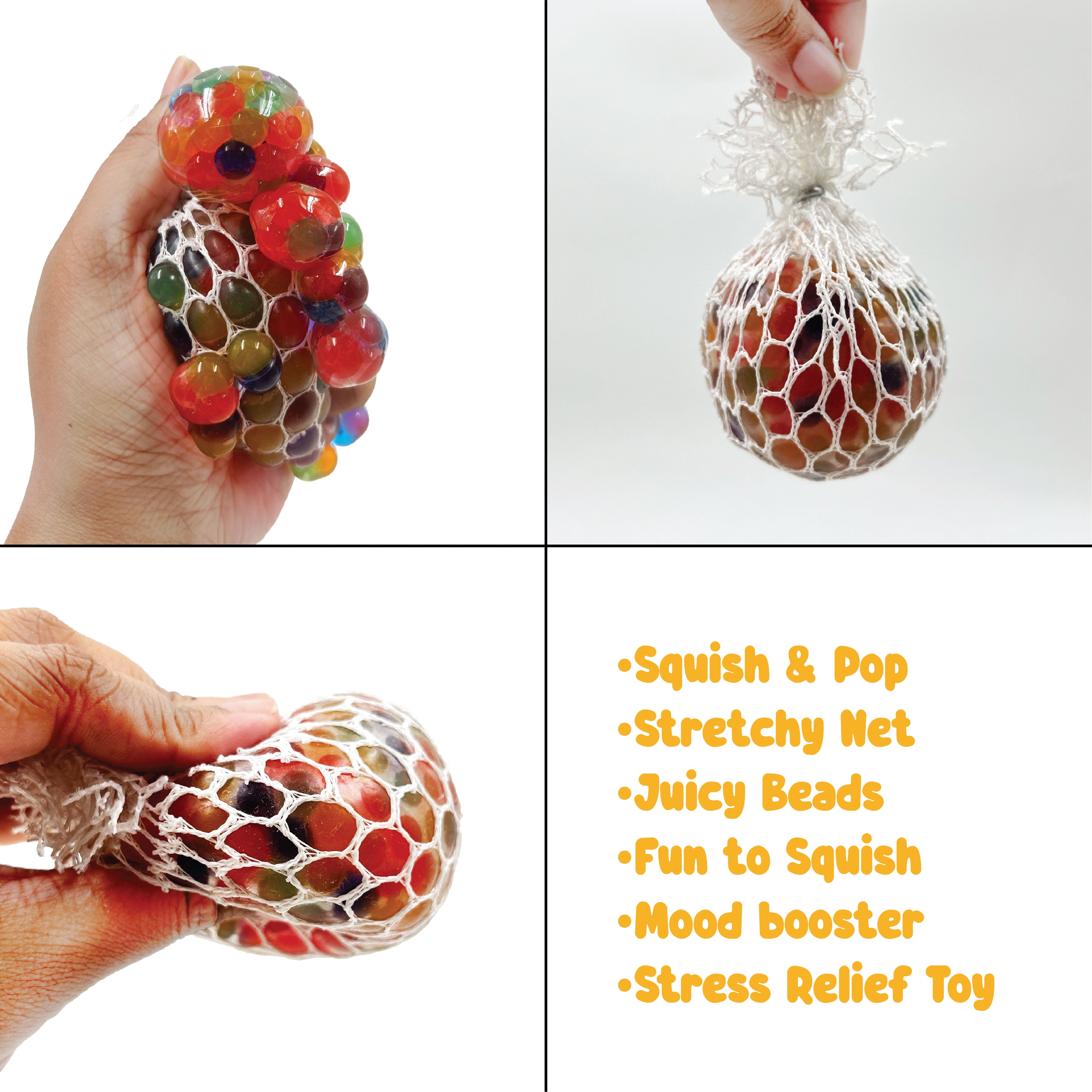 JOY BY SCOOBIES Beady Net Ball