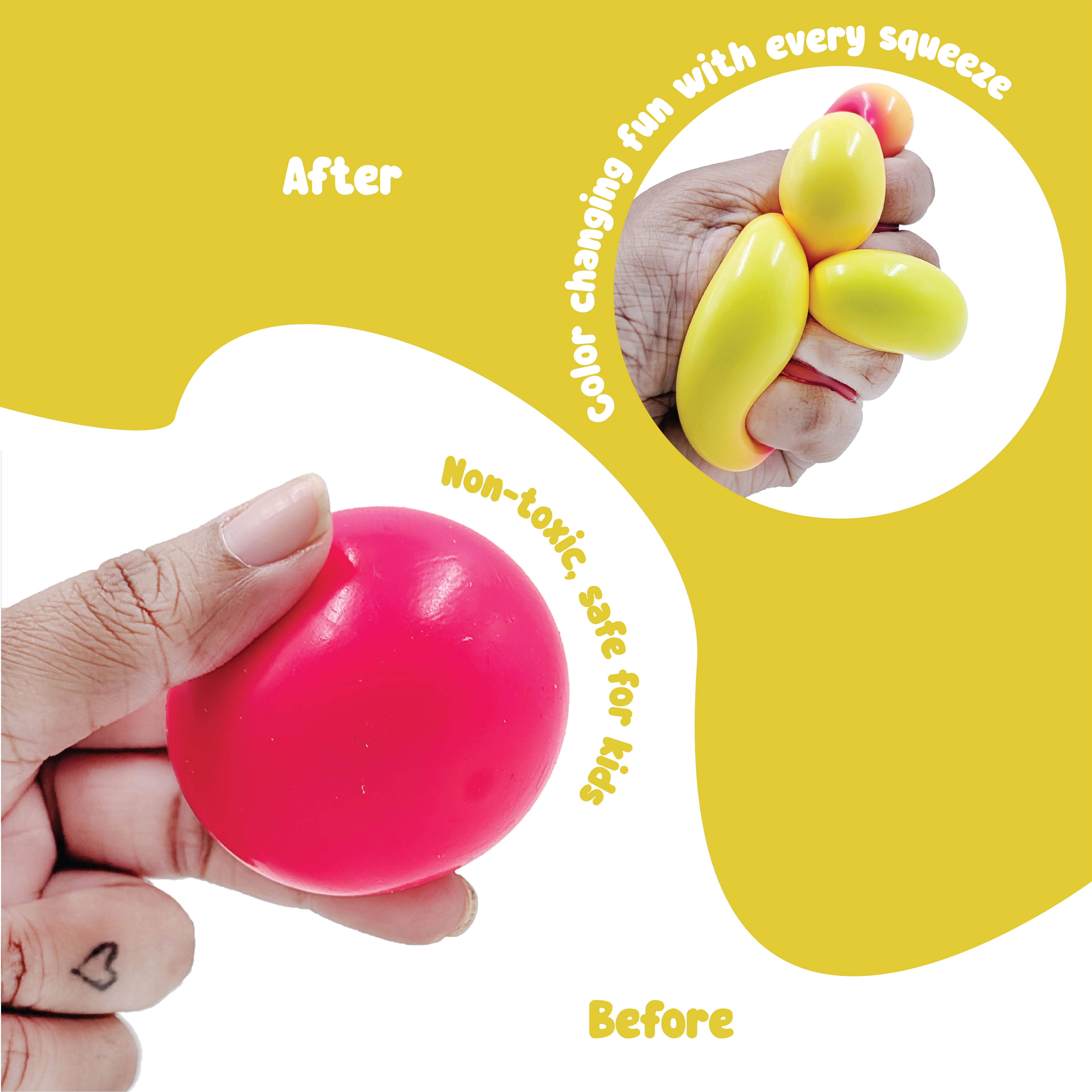 SCOOBIES Mini Colour Changing Ball