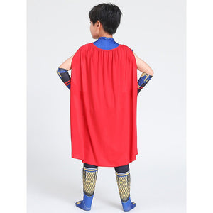 Thunder God Superhero ,Kids Halloween Costume Fancy Dress Up - 3 - 4 Years Halloween