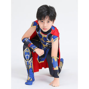 Thunder God Superhero ,Kids Halloween Costume Fancy Dress Up - 3 - 4 Years Halloween