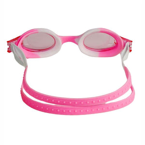 Tie Dye White with Pink Anti Fog UV Protection Leakproof Design Swim Goggles for Kids, 1yr - 4yrs - 1 - 4 years Swim