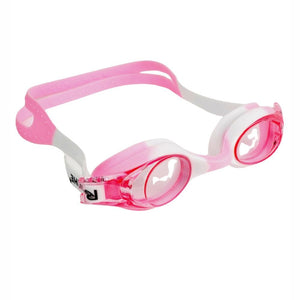 Tie Dye White with Pink Anti Fog UV Protection Leakproof Design Swim Goggles for Kids, 1yr - 4yrs - 1 - 4 years Swim
