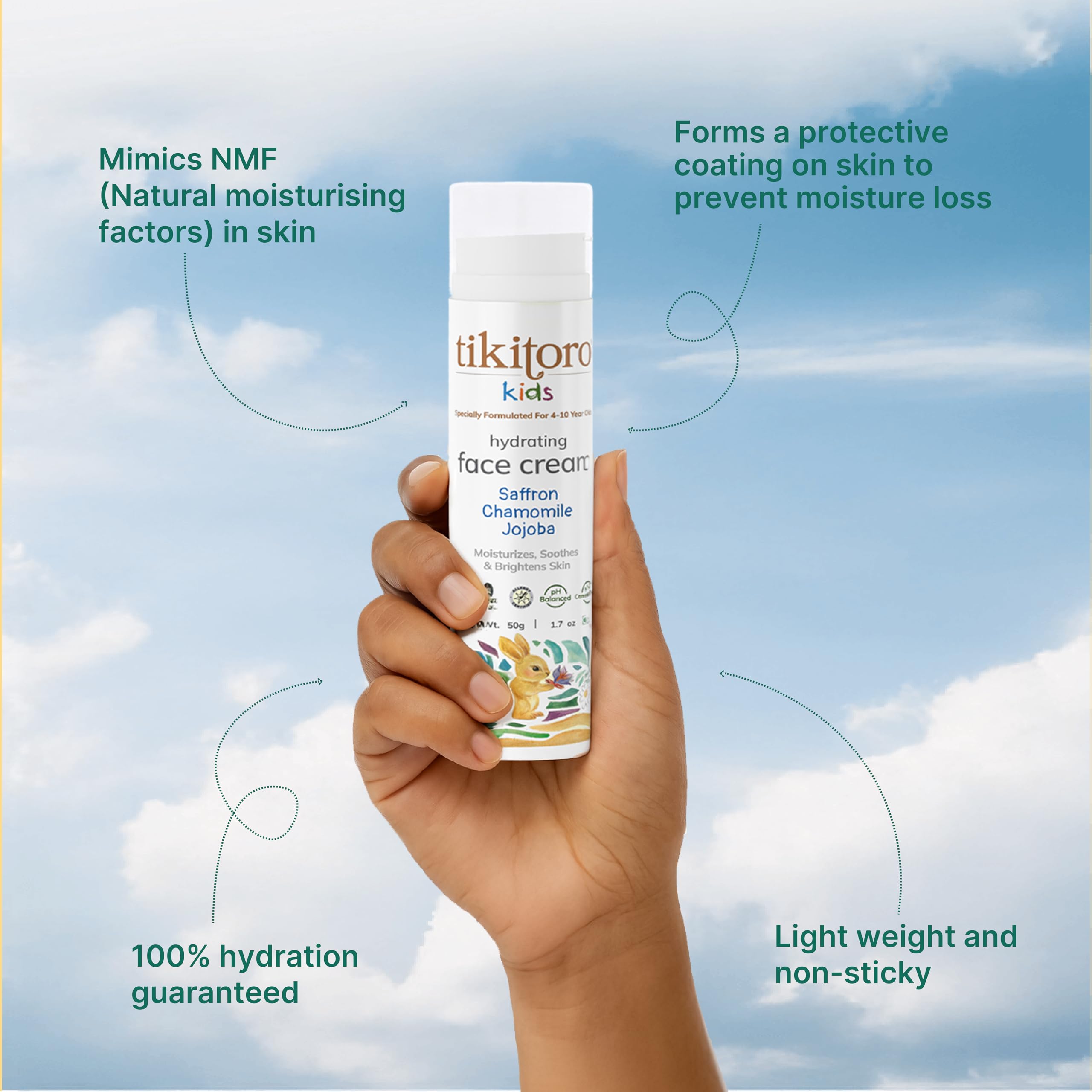 Tikitoro Kids Hydrating Face Cream - TTKHFC17000