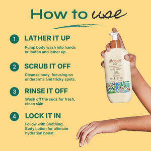 Tikitoro Kids Nourishing Body Wash - TTKNBW01000