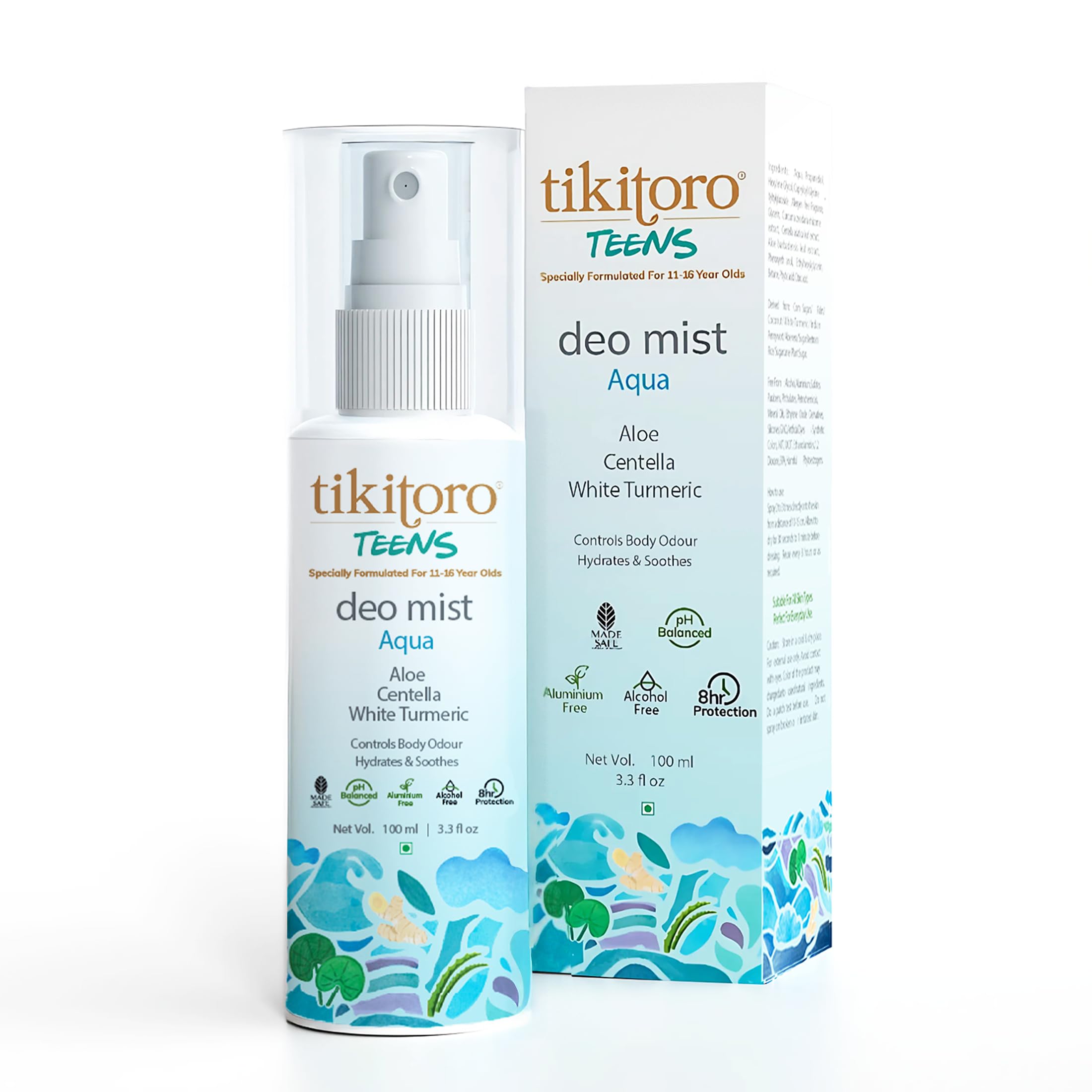 Tikitoro Teens Deo Mist Aqua - TTTADM03000