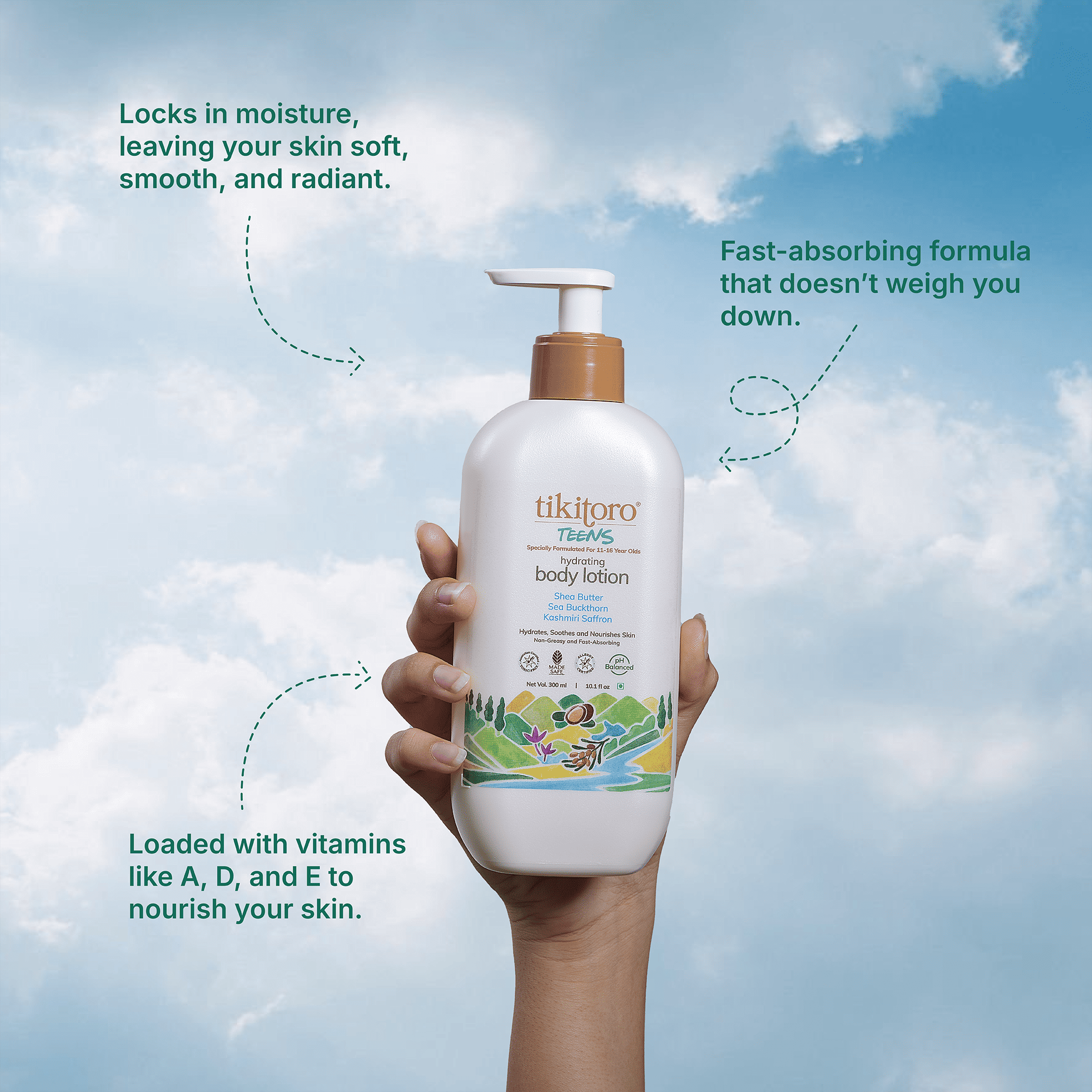 Tikitoro Teens Hydrating Body Lotion - TTTHBL01000