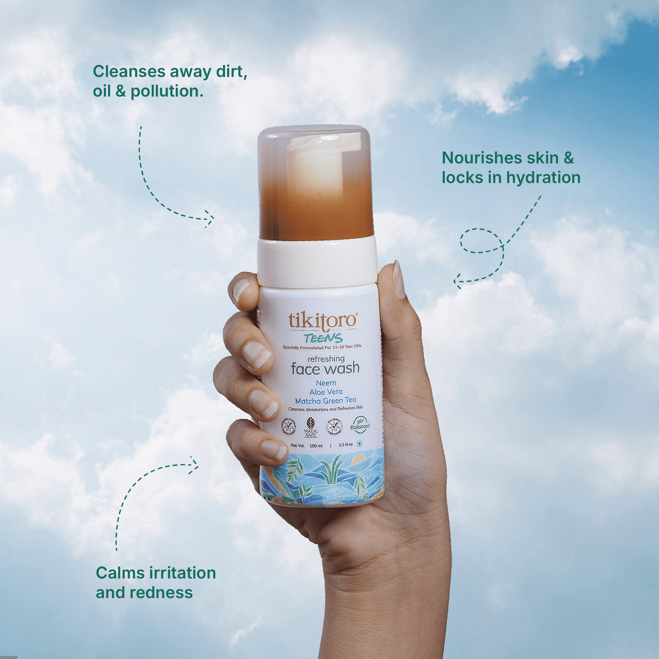 Tikitoro Teens Refreshing Face Wash - TTTRFW03000
