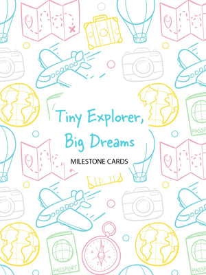 Tiny Explorer, Big Dreams Milestone Cards - (Pack of 25) - MSCD - LFBA