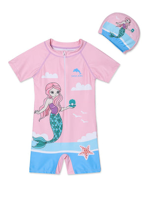Tiny Mermaid Tales Girls Swimsuit - KSW - SG - MRMGC - 2 - 4
