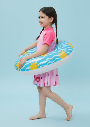 Tiny Tails Girls Swimsuit - 2 - 4 Years Kids Swimwear