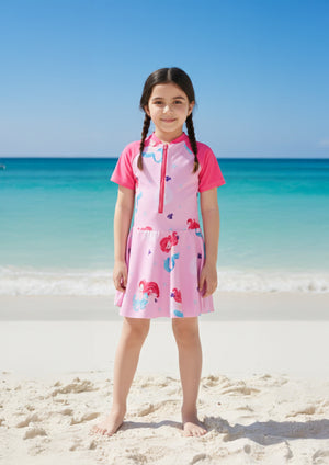 Tiny Tails Girls Swimsuit - 2 - 4 Years Kids Swimwear