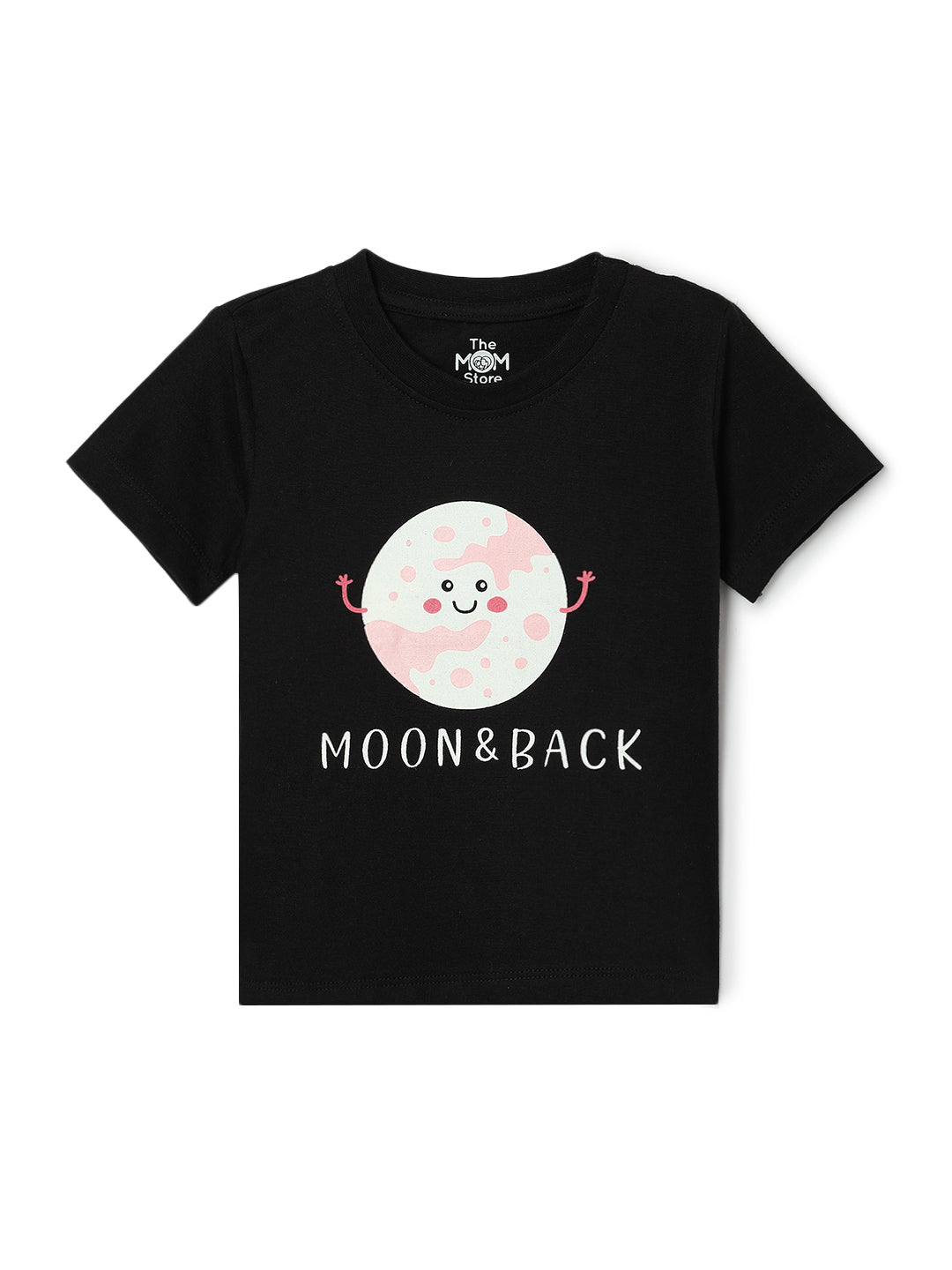 To Moon and Back Kids T shirt - TWKD - MNBK - 0 - 6