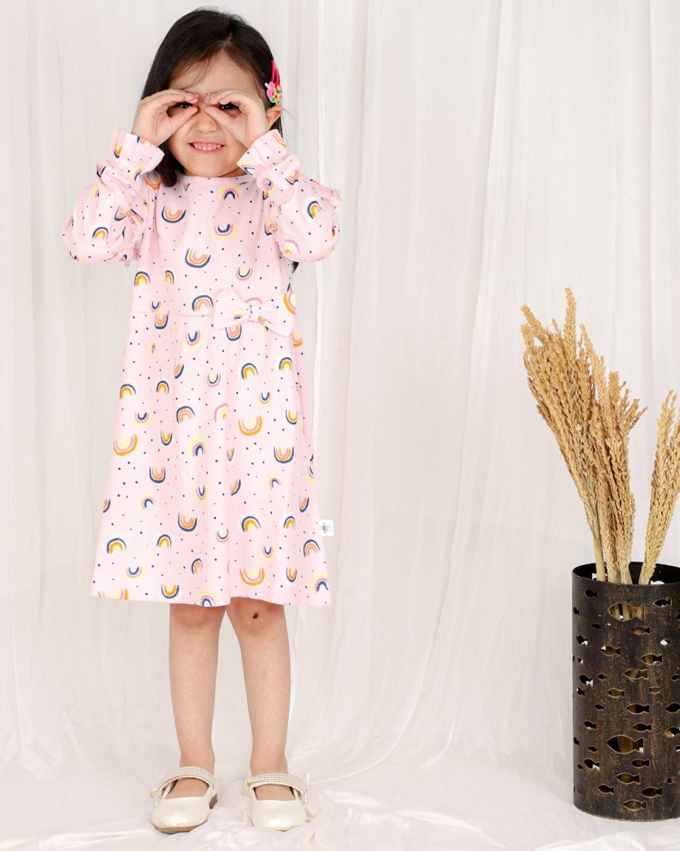 To The Rainbow Girls Casual Dress - WNCL-RNBW-1-2