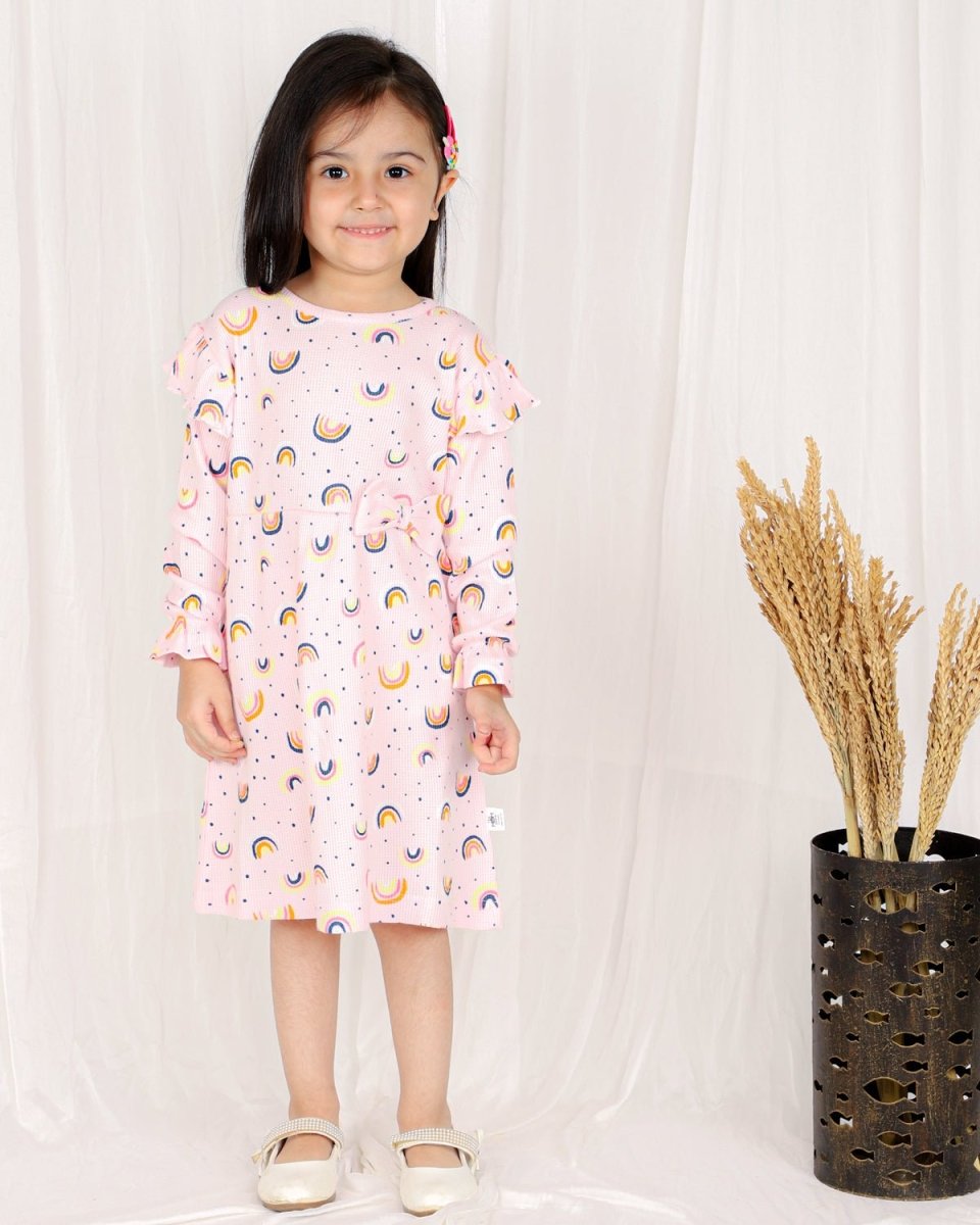 To The Rainbow Girls Casual Dress - WNCL-RNBW-1-2